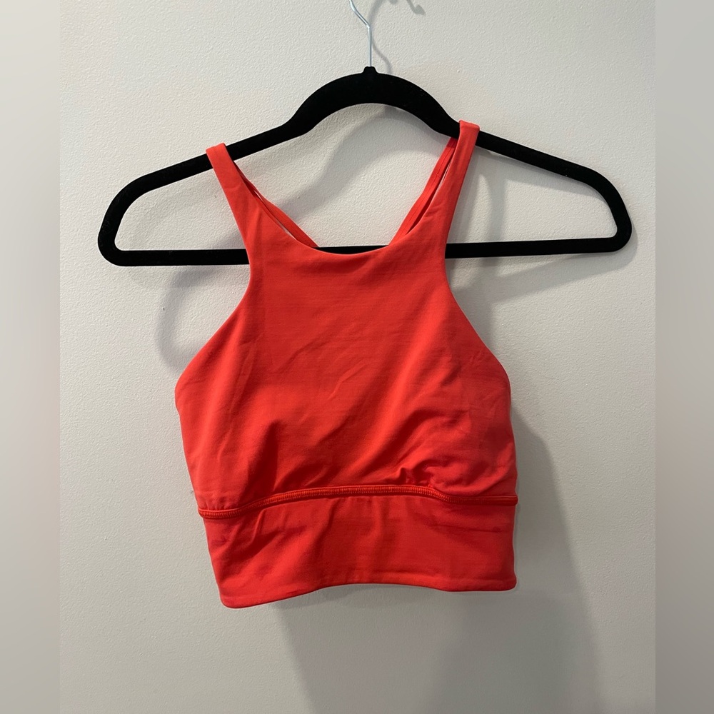 Lululemon Free To Be Moved Bra High Neck in Thermal Red - Picture 6 of 7